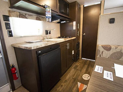 Rent RV Denver Wolf Pup kitchen